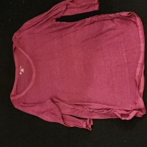 Used Lane Bryant eggplant color shirt thin material